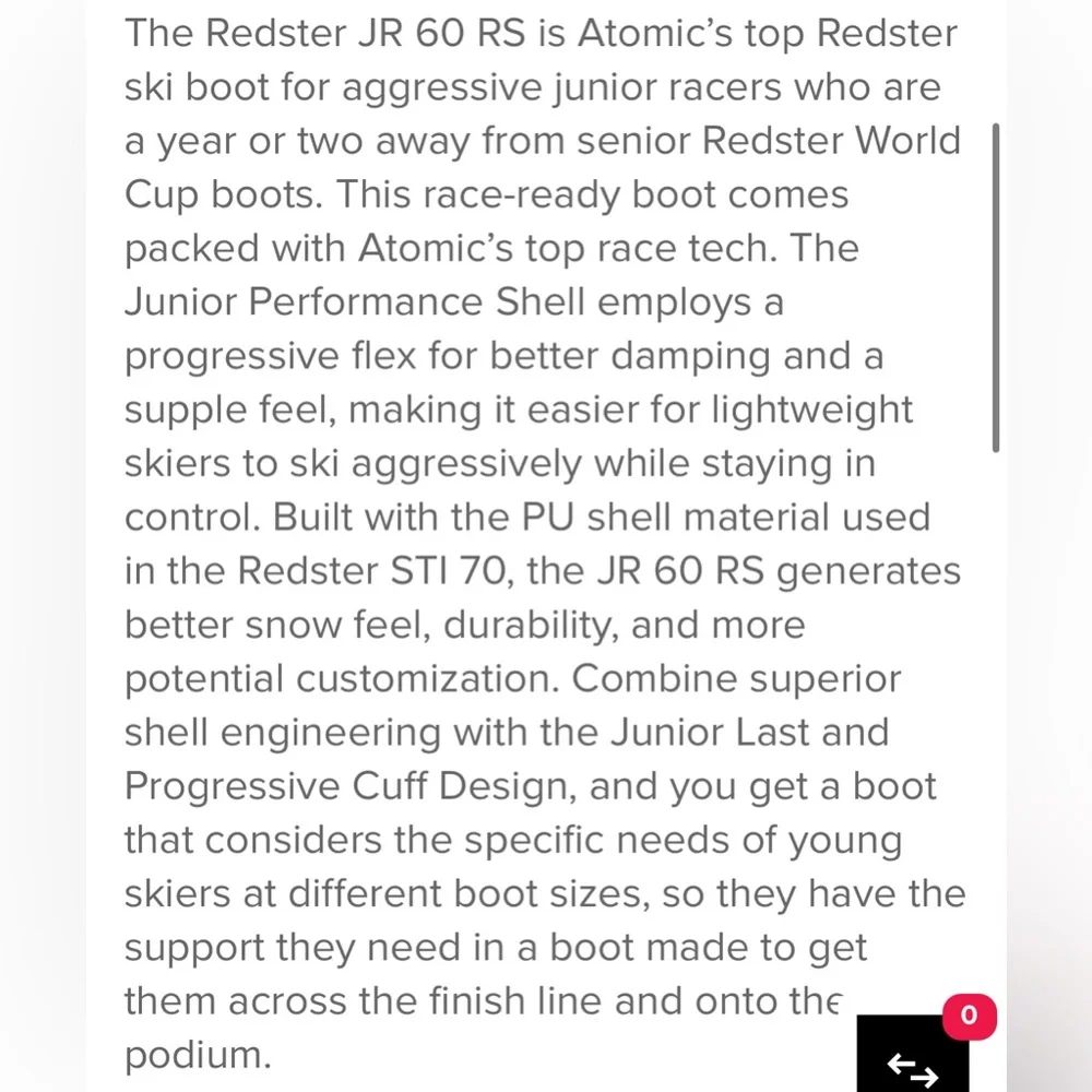 Atomic Redster Jr RS 21/21.5